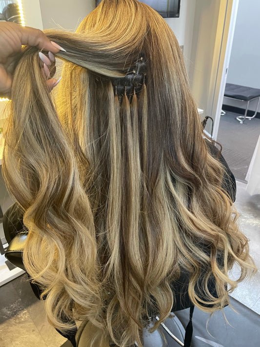 Achieve a Natural and Versatile Look with Individual Micro Links Sew-In Extension at Sew Hair in Charlotte, NC