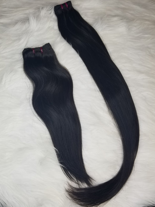 Luxury 100% Human Single Donor Straight Hair Extensions at Sew Hair Extensions, Charlotte, NC