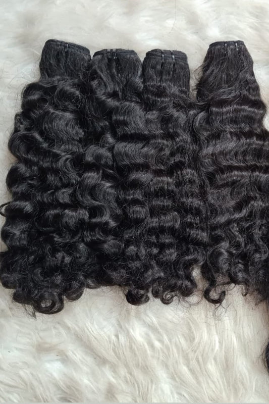 Luxurious 100% Human Single Donor Curl Hair Extensions at Sew Hair Extensions Charlotte, NC