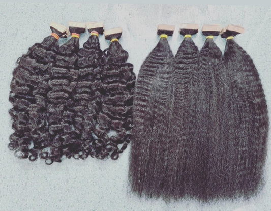 Premium 100% Human Single Donor Tape-Ins Hair Extensions at Sew Hair Extensions, Charlotte, NC