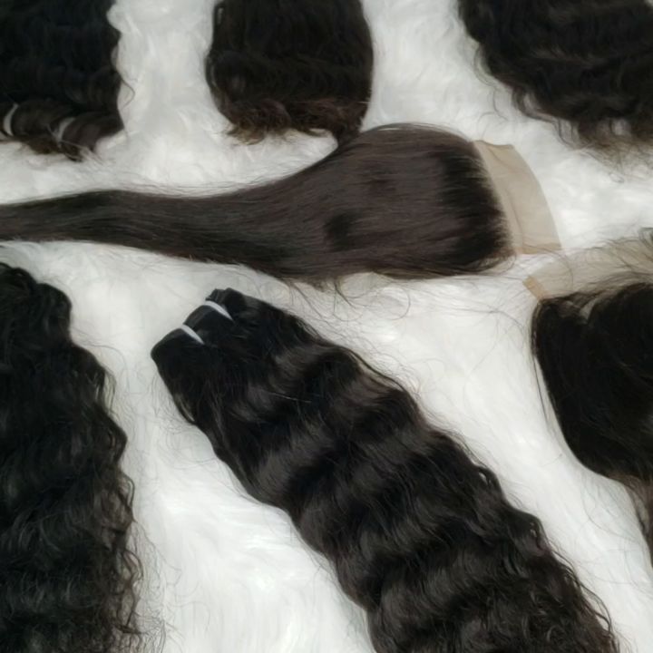 Natural and Unprocessed Lace Closures (5x5) - Available Now at Sew Hair Extensions in Charlotte, NC